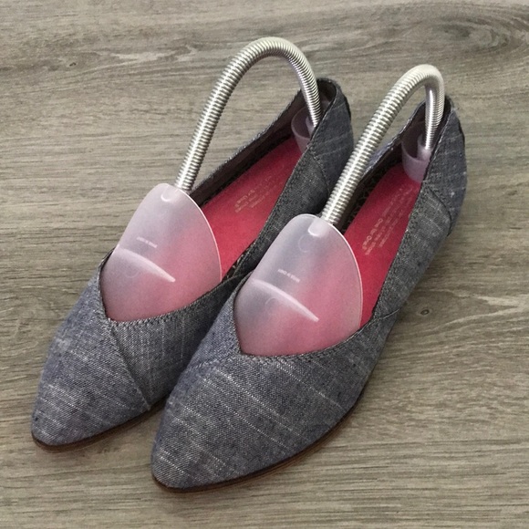 TOMS Women's Jutti Neat Classic Loafers Flats in Chambray | 7.5 - Picture 1 of 11